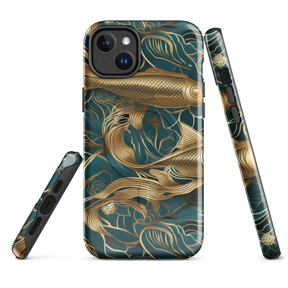 Teal Tide on MagSafe Tough Case for iPhone® — Front