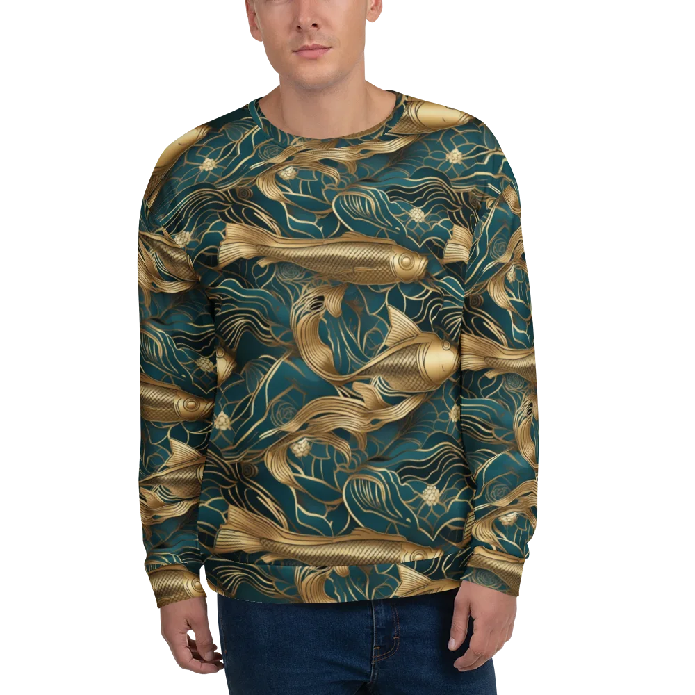 Teal Tide on Sweatshirt — Front