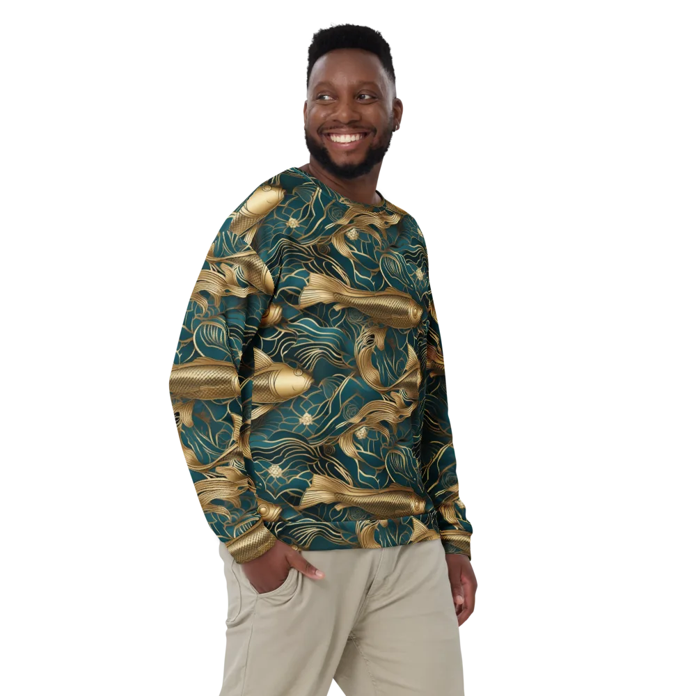 Teal Tide on Sweatshirt — Front