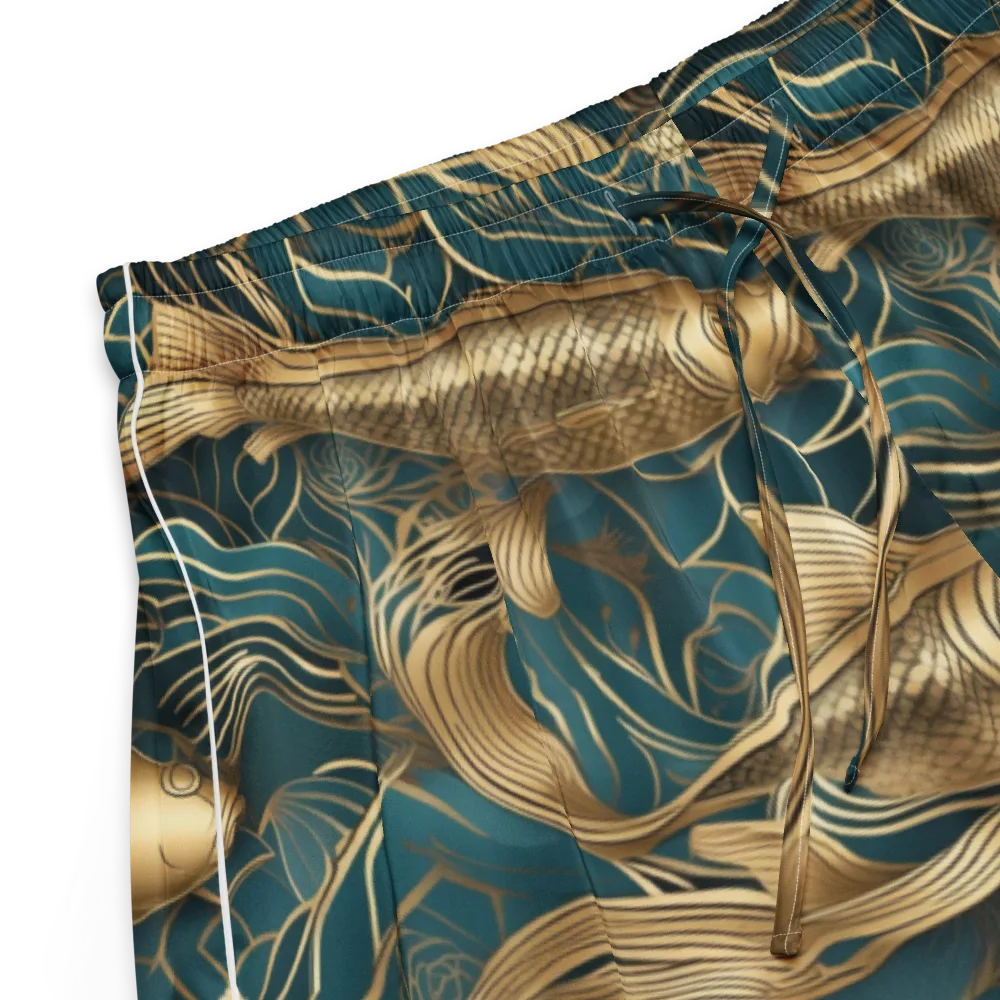 Teal Tide on Women's Pajama Shorts — Product details
