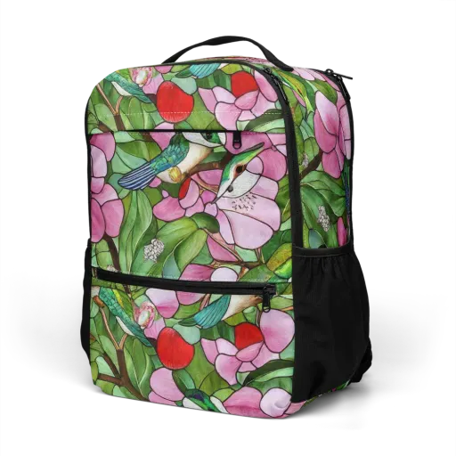 Roseglass Aviary on a Utility Backpack