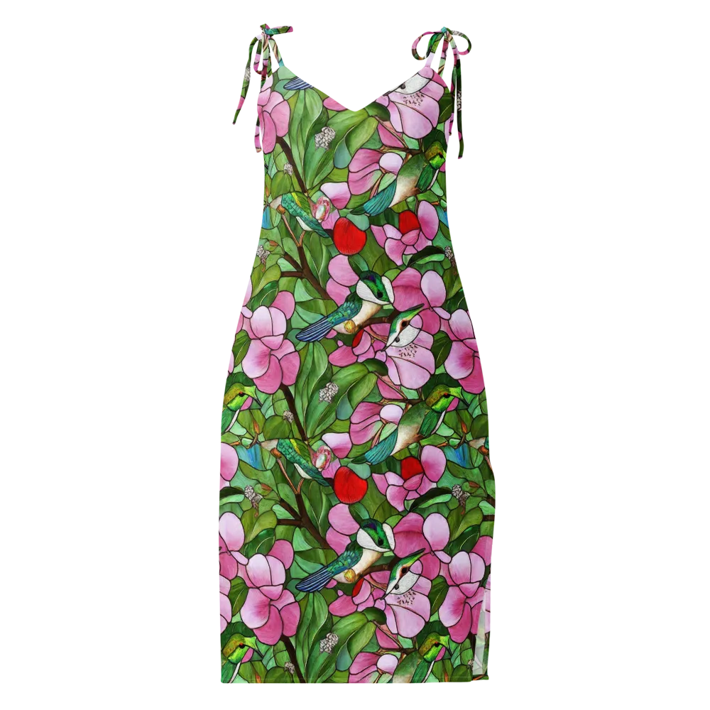 Roseglass Aviary on Slip Dress — Front