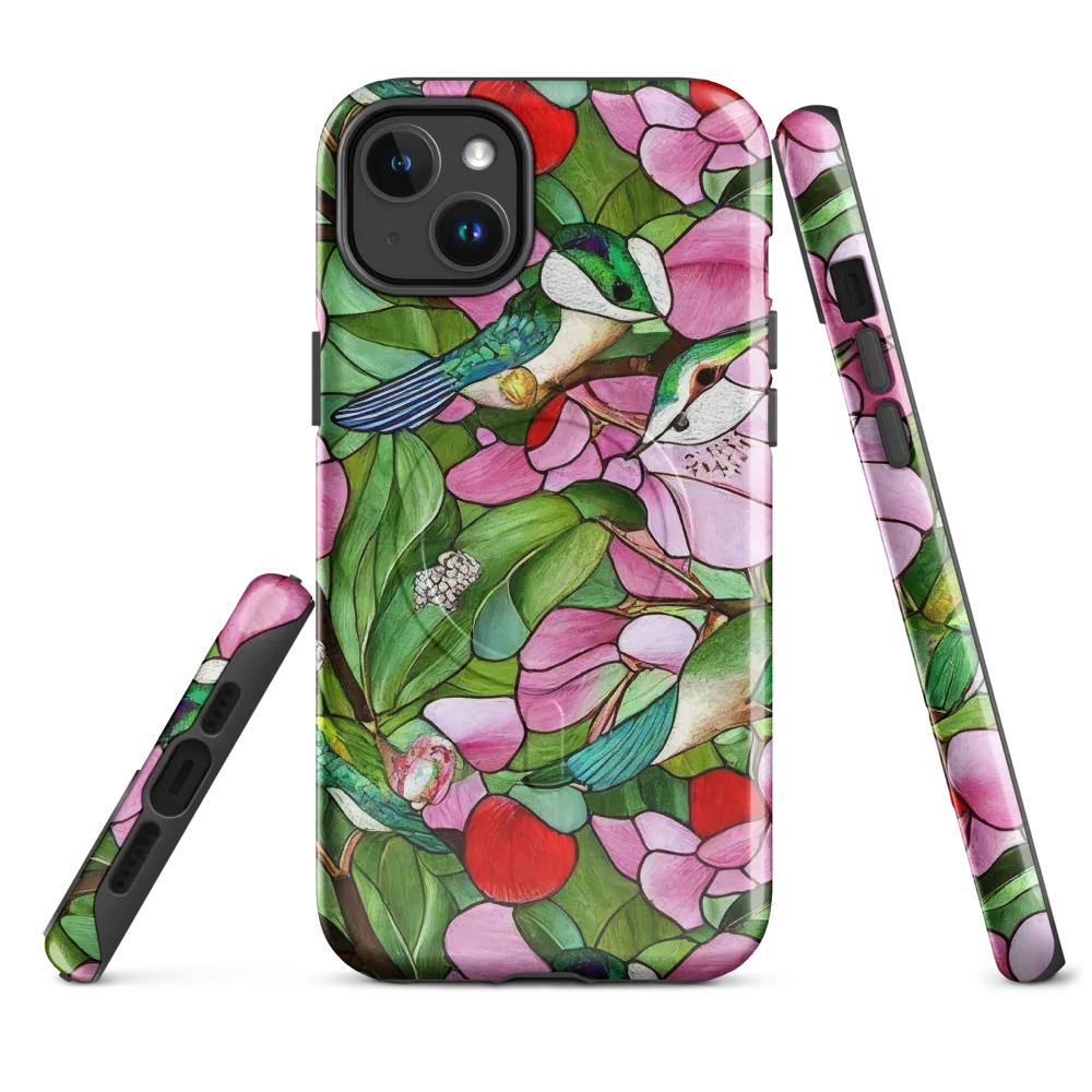 Roseglass Aviary on MagSafe Tough Case for iPhone® — Front