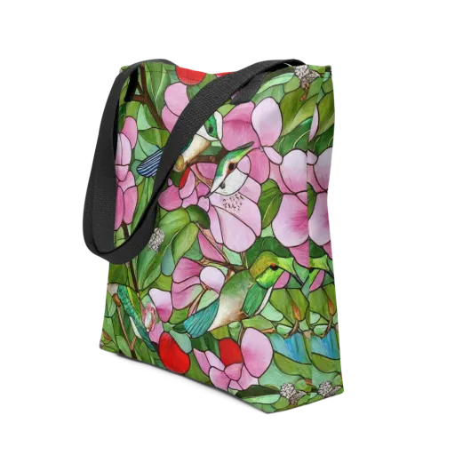 Roseglass Aviary on a Tote Bag