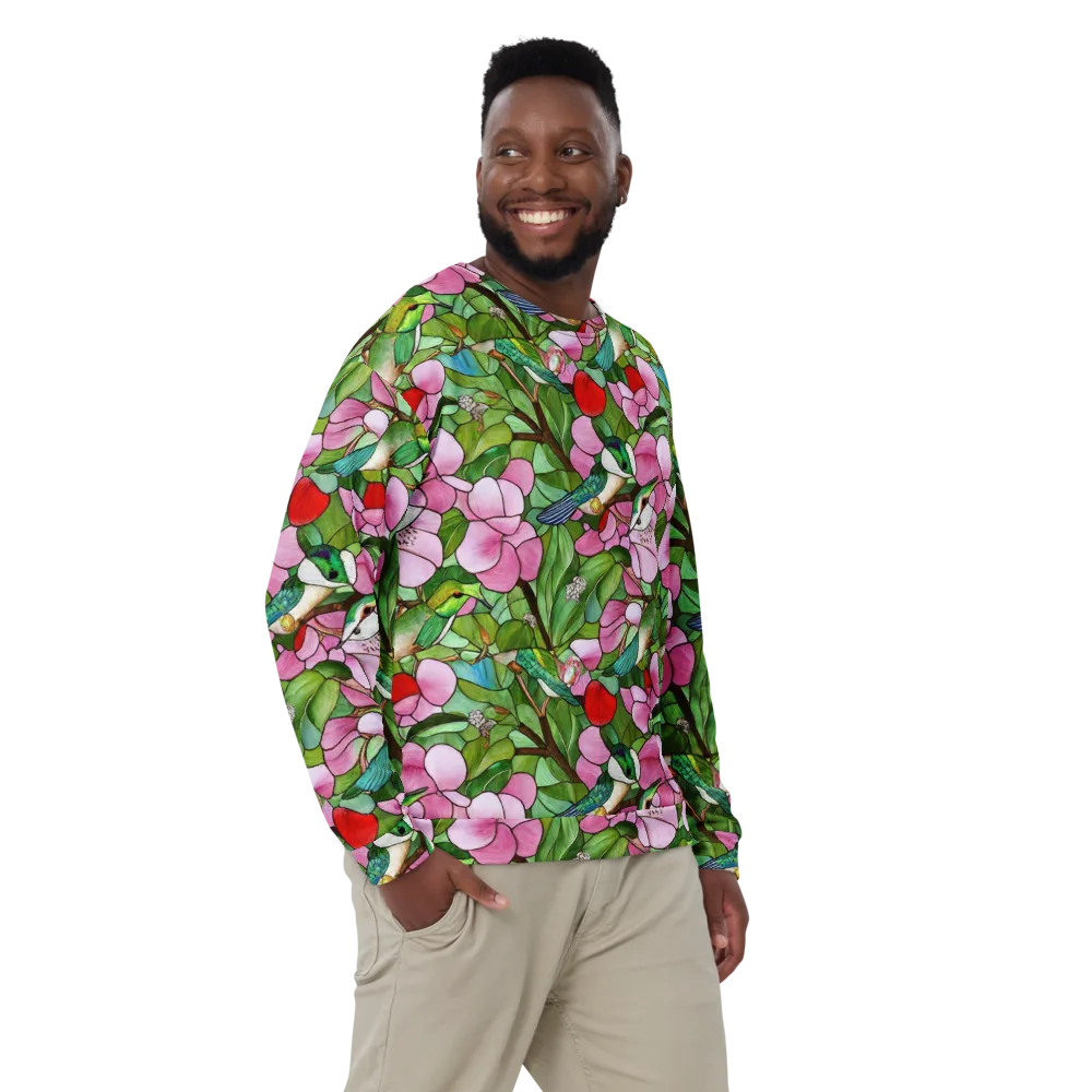 Roseglass Aviary on Sweatshirt — Front