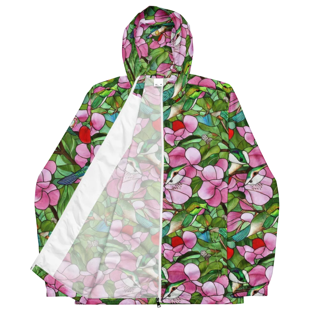 Roseglass Aviary on Men's Windbreaker — Front