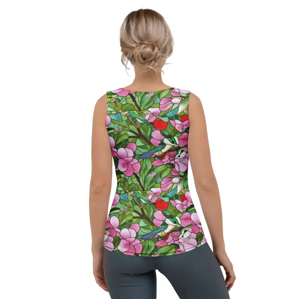 Roseglass Aviary on Women's Tank Top — Back