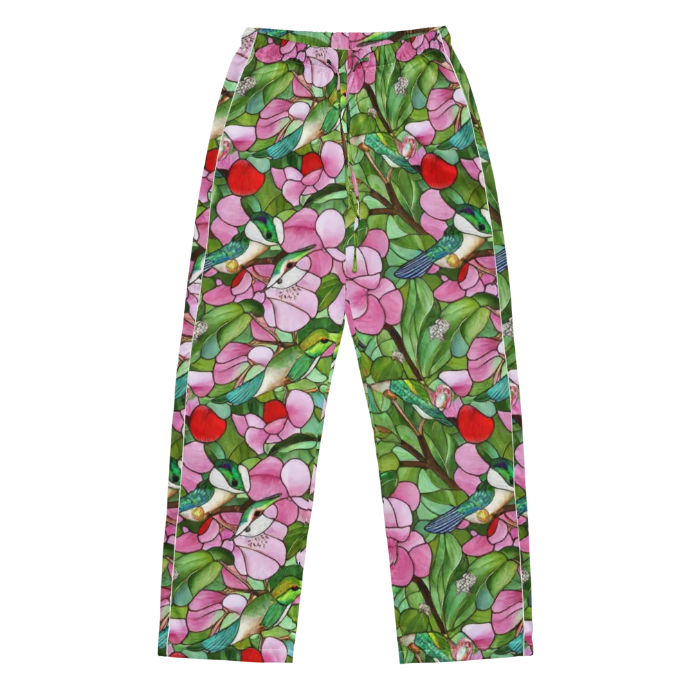 Roseglass Aviary on Women's Pajama Pants — Front
