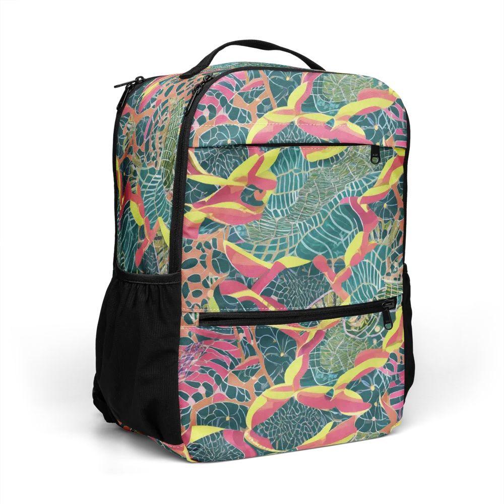 Jungle Rhapsody on Utility Backpack — Right Front