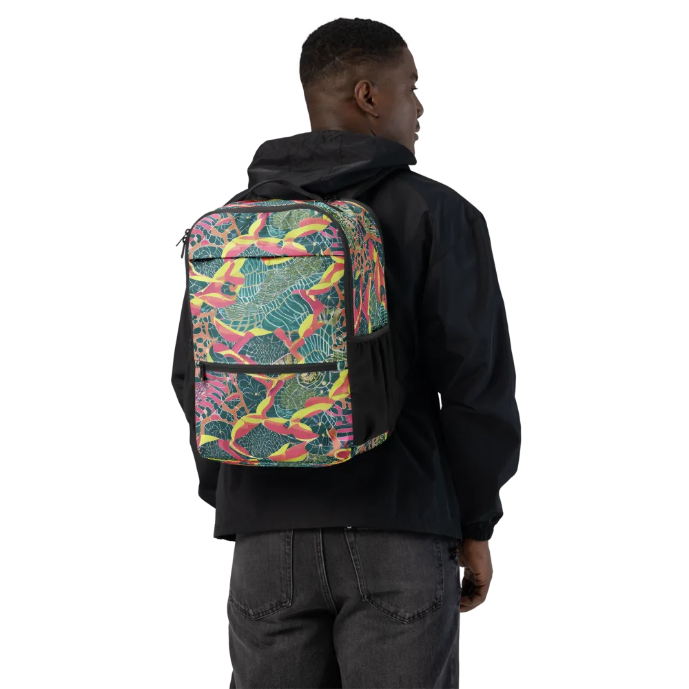 Jungle Rhapsody on Utility Backpack — Back