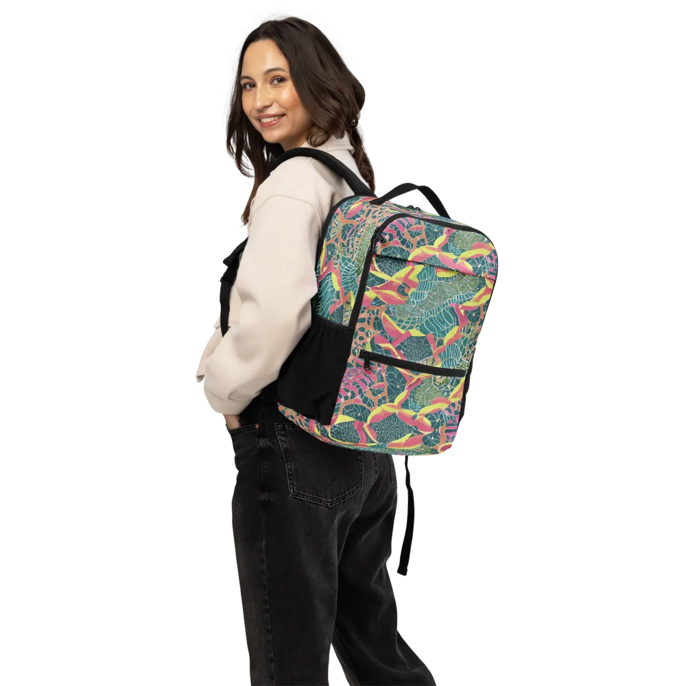 Jungle Rhapsody on Utility Backpack — Back