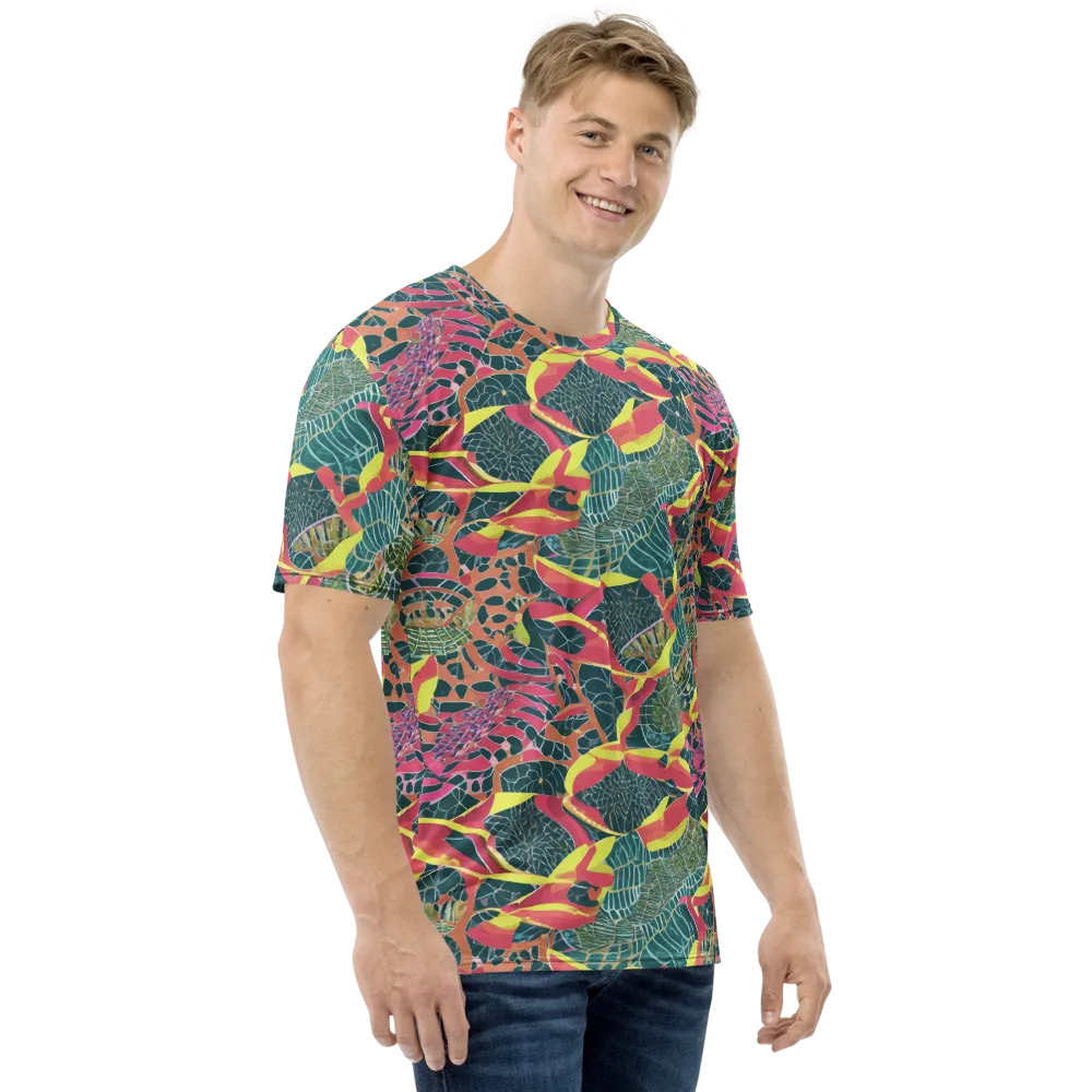 Jungle Rhapsody on Men's Crew Neck T-Shirt — Right