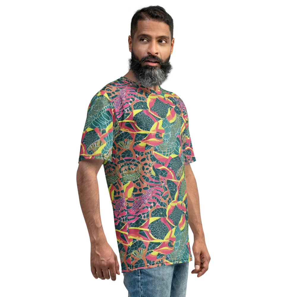 Jungle Rhapsody on Men's Crew Neck T-Shirt — Right