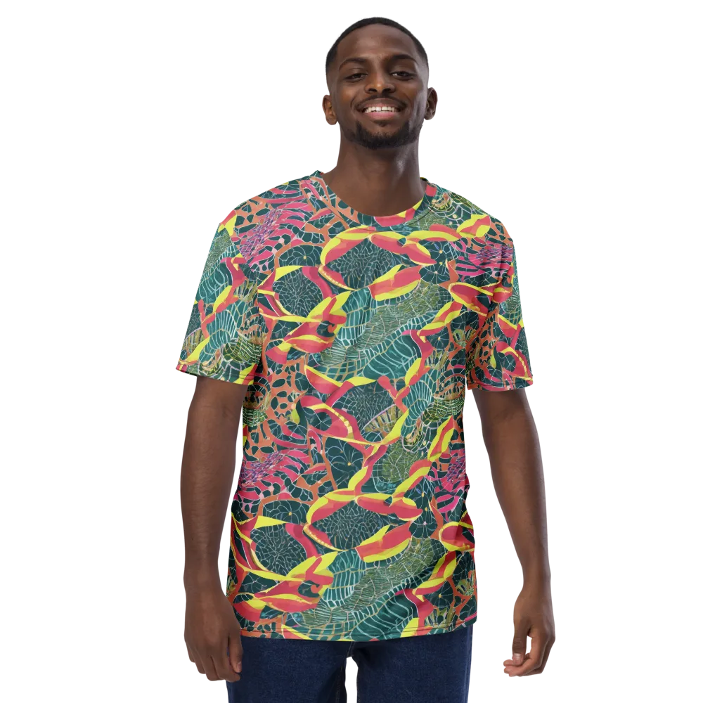 Jungle Rhapsody on Men's Crew Neck T-Shirt — Front