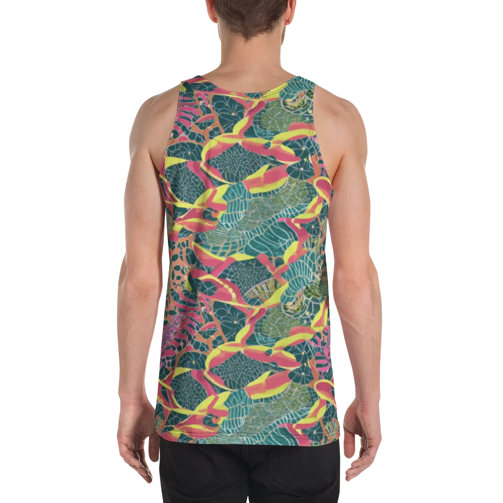 Jungle Rhapsody on Men's Tank Top — Back