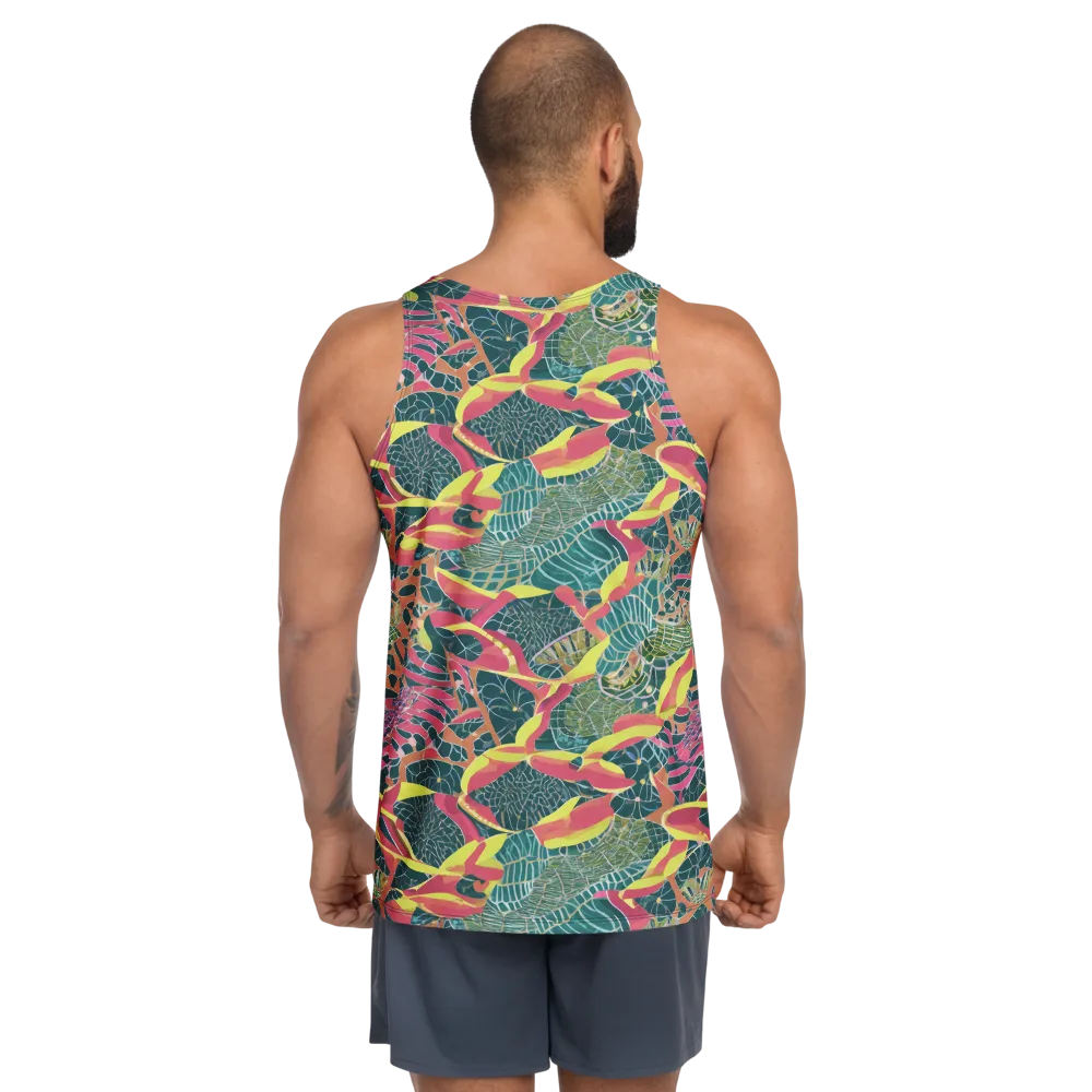 Jungle Rhapsody on Men's Tank Top — Back