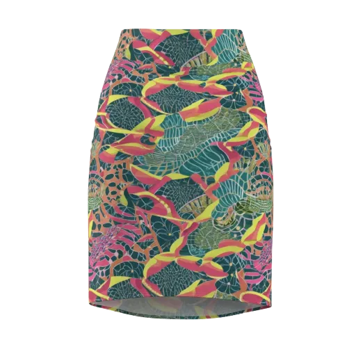 Jungle Rhapsody on a Pencil Skirt