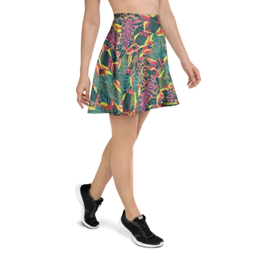 Jungle Rhapsody on a Skater Skirt