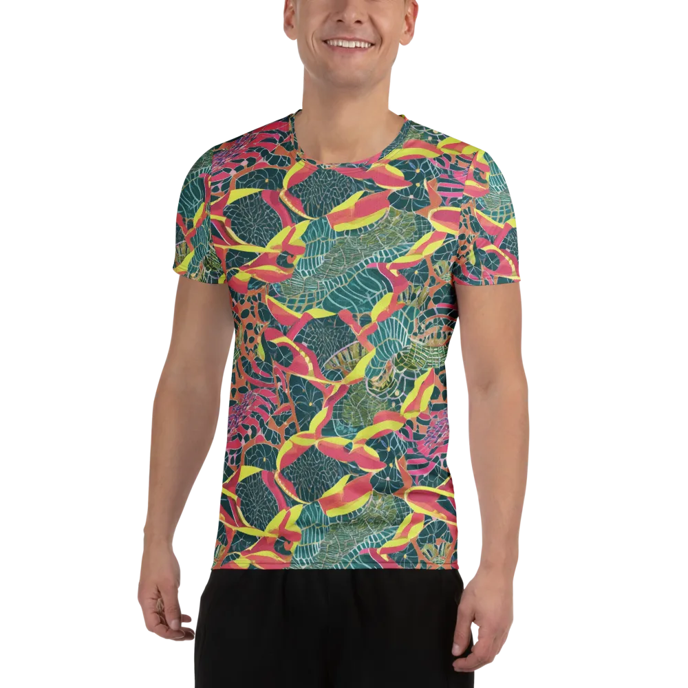 Jungle Rhapsody on Men's Athletic T-Shirt — Front