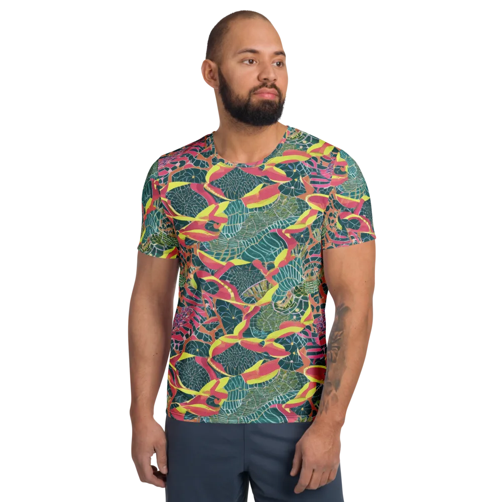 Jungle Rhapsody on Men's Athletic T-Shirt — Front