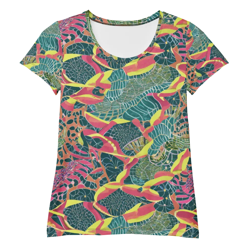 Jungle Rhapsody on Women's Athletic T-Shirt — Front
