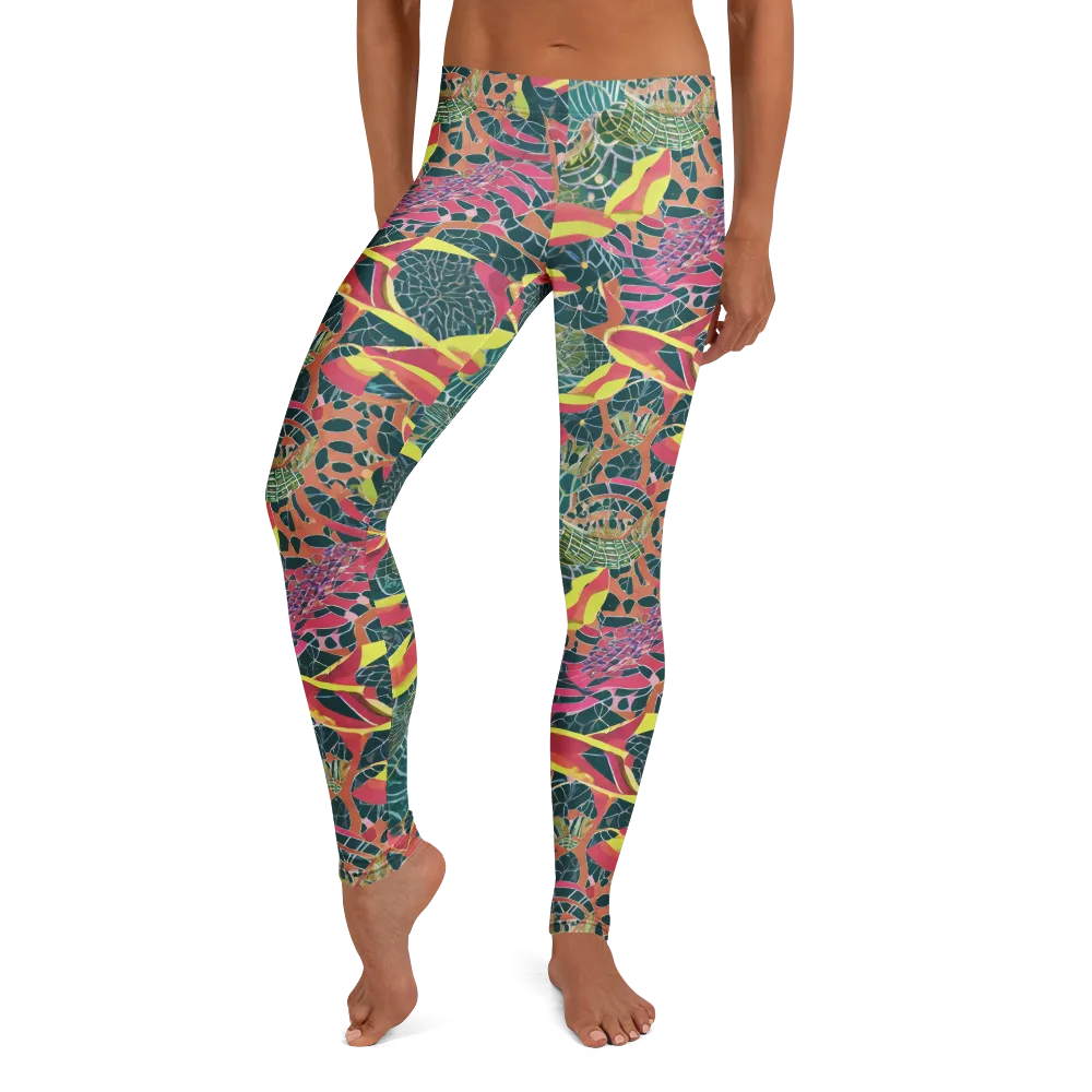 Jungle Rhapsody on Leggings — Front