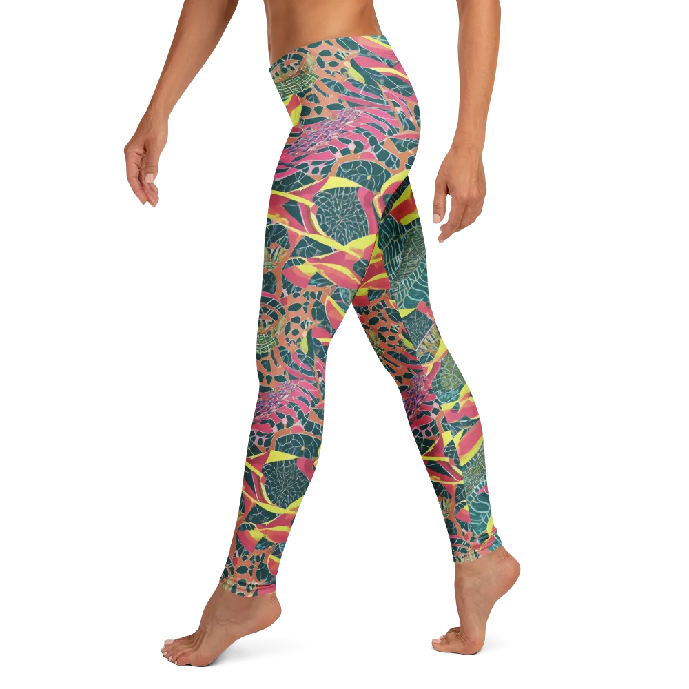 Jungle Rhapsody on Leggings — Left