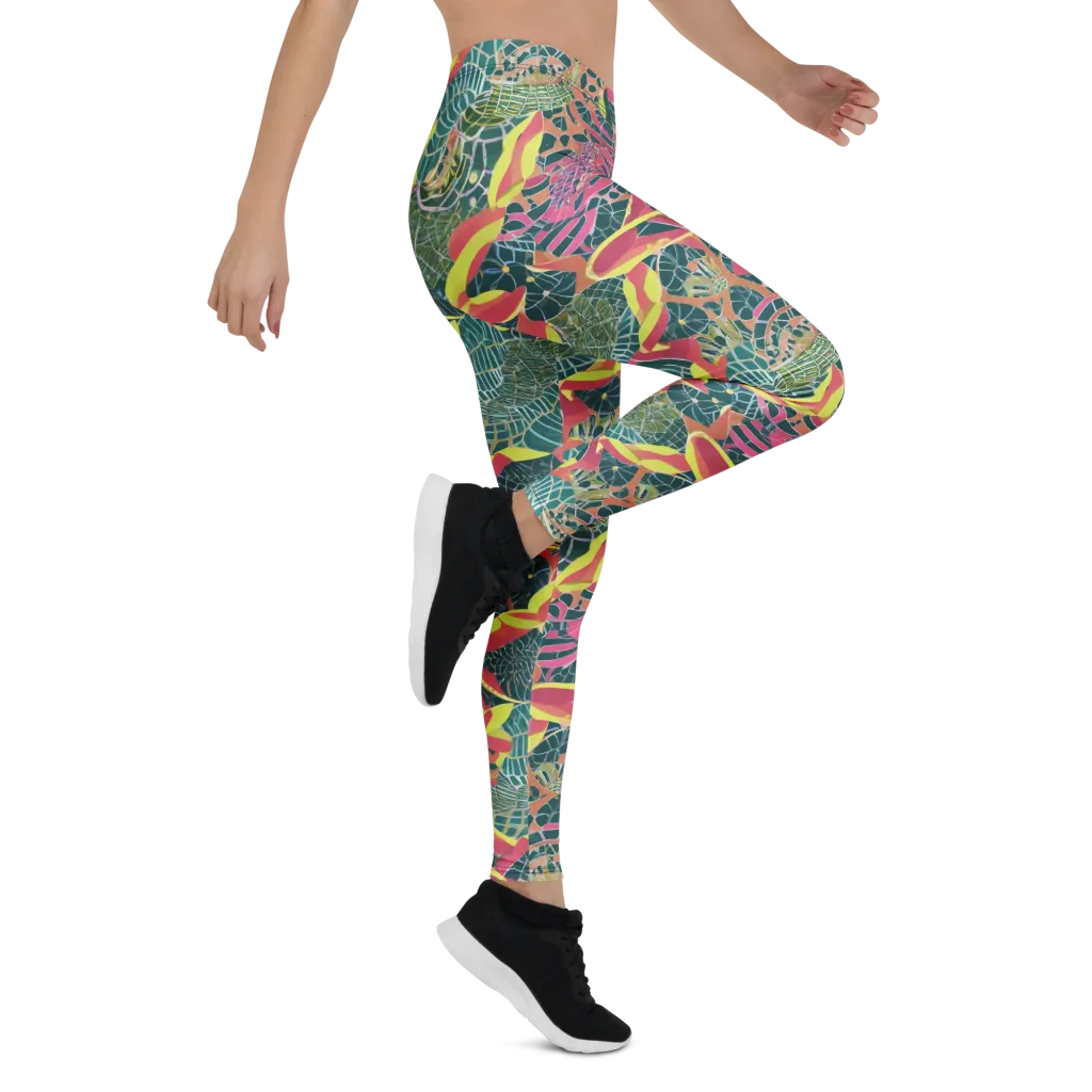 Jungle Rhapsody on Leggings — Right