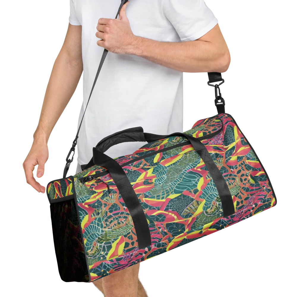 Jungle Rhapsody on Duffle Bag — Right Front