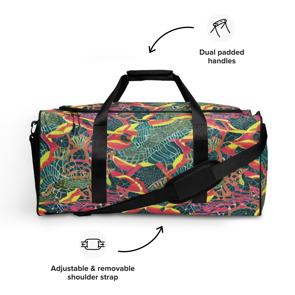 Jungle Rhapsody on Duffle Bag — Front