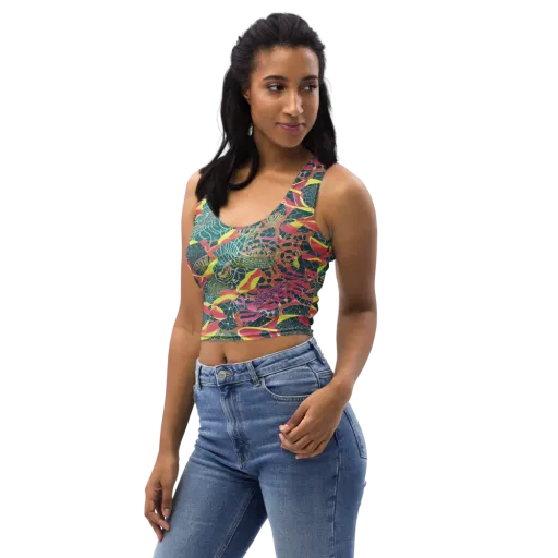 Jungle Rhapsody on a Crop Top