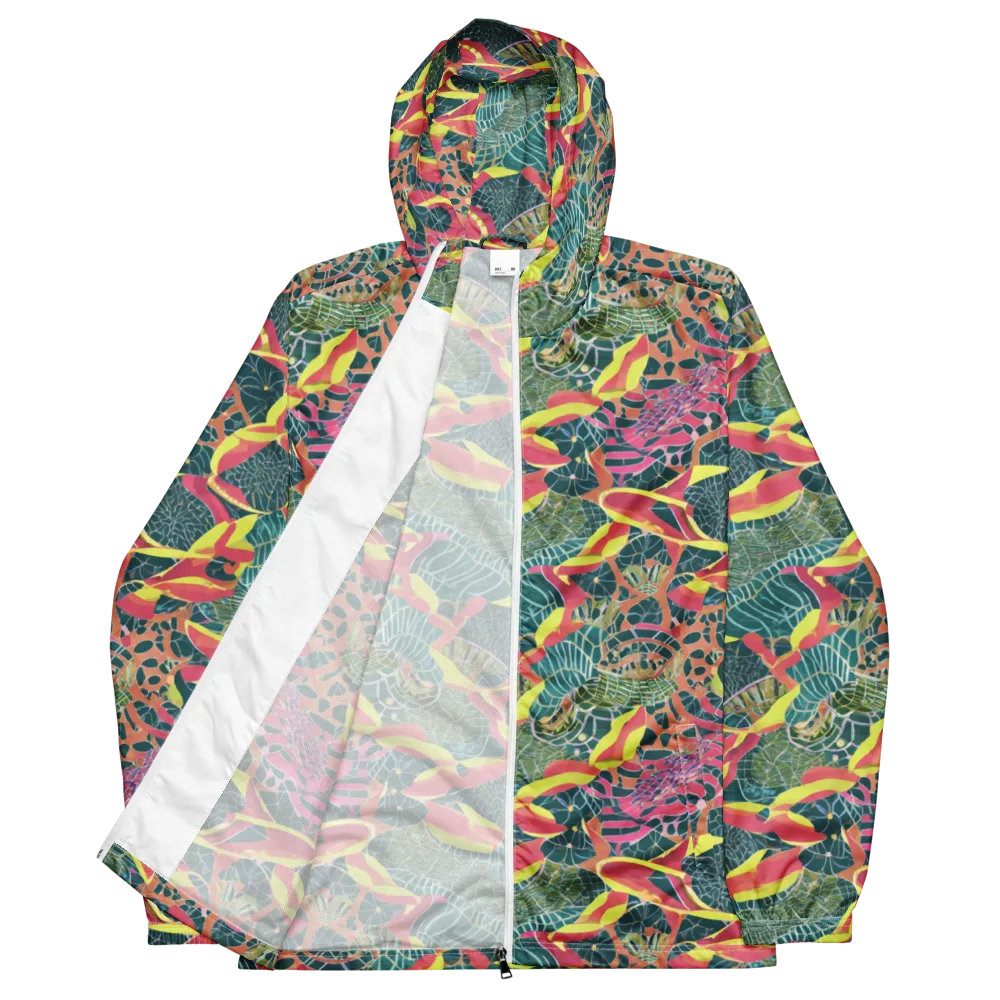 Jungle Rhapsody on Men's Windbreaker — Front