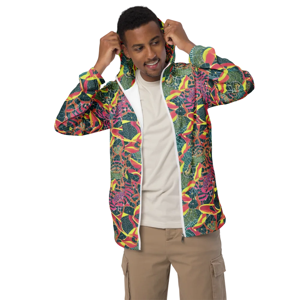 Jungle Rhapsody on Men's Windbreaker — Front