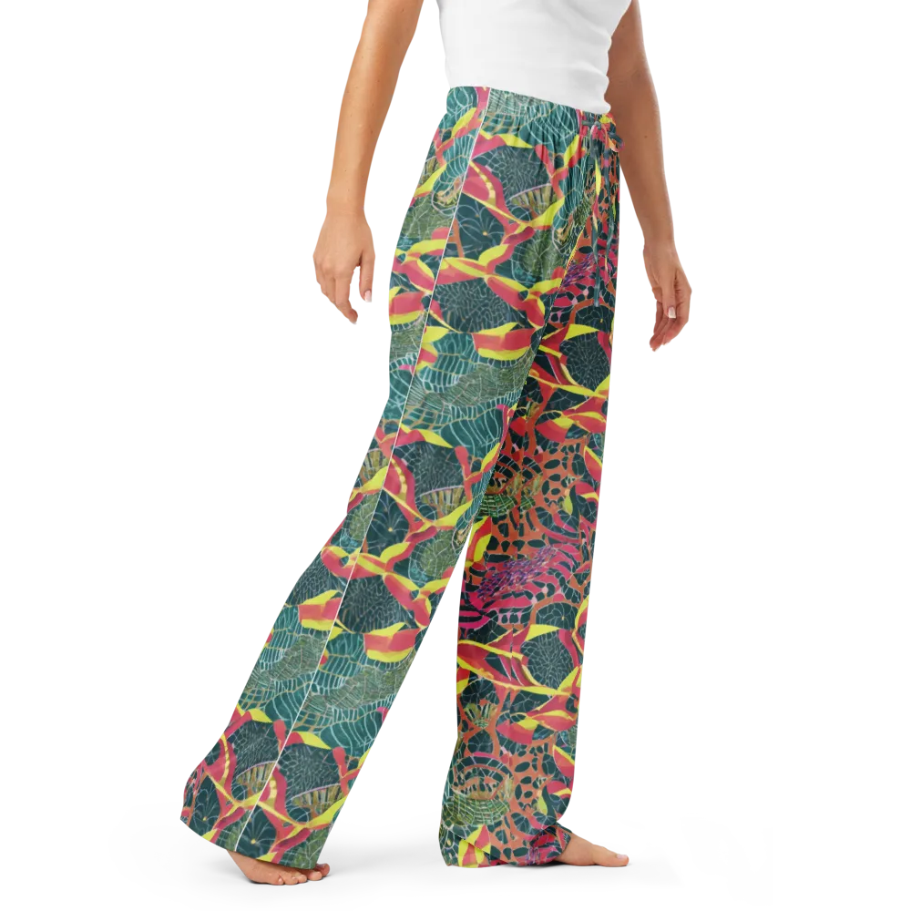 Jungle Rhapsody on Women's Pajama Pants — Right Front