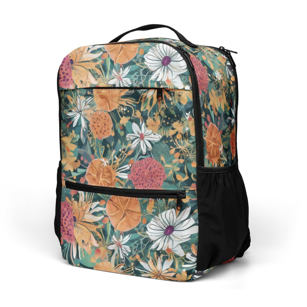 Tangerine Conservatory on Utility Backpack — Left Front