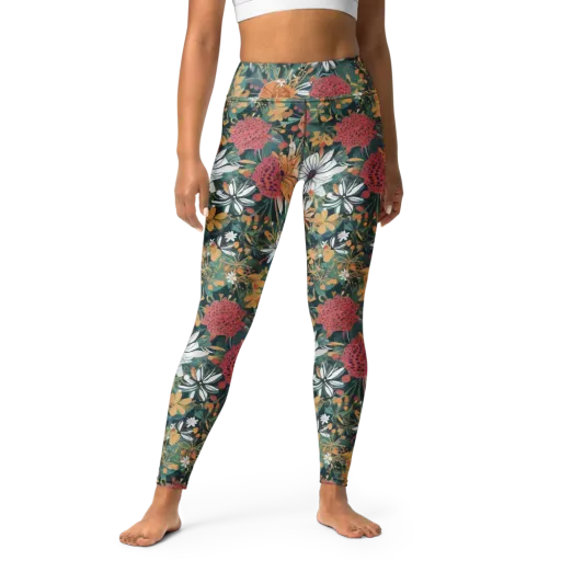 Tangerine Conservatory on a Yoga Leggings