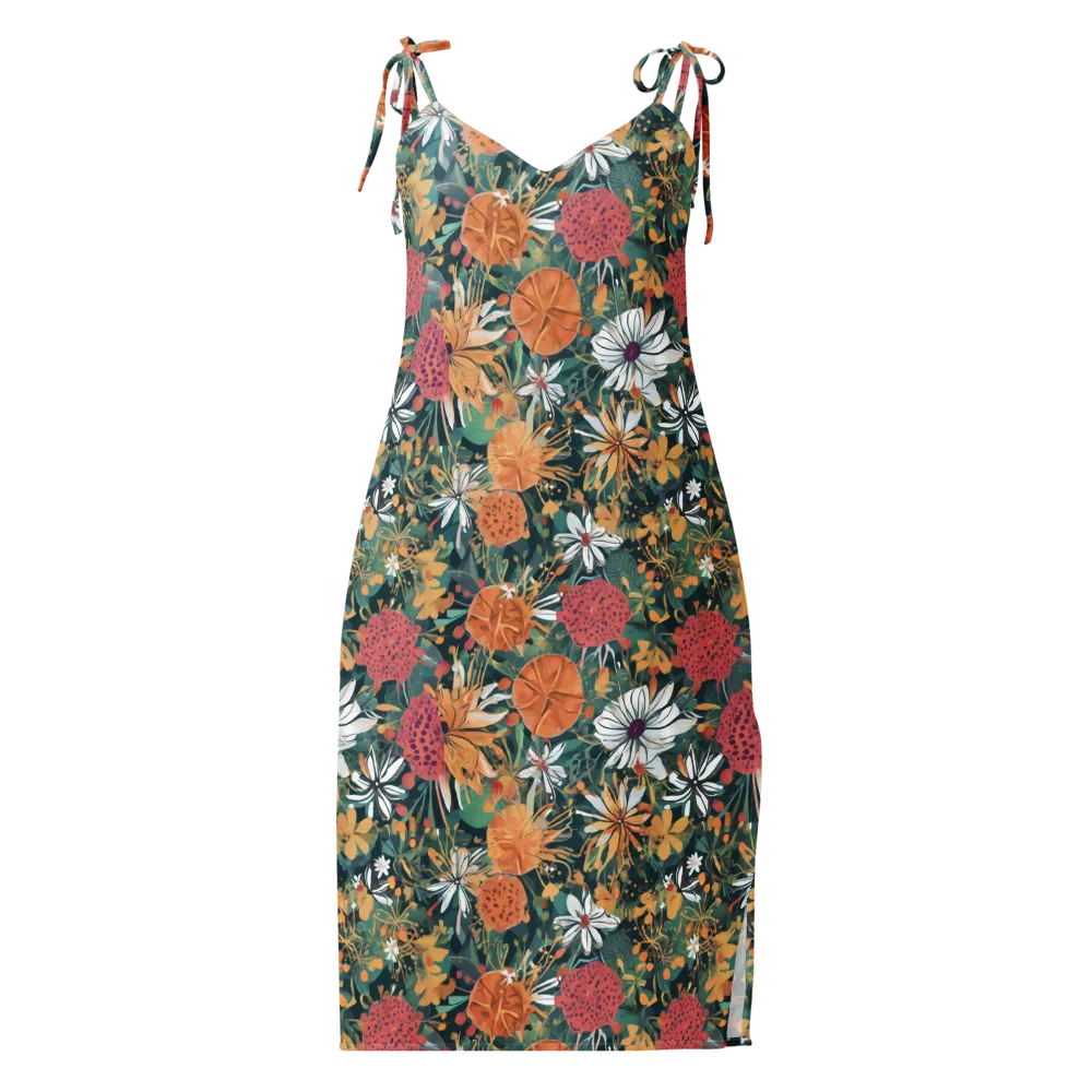 Tangerine Conservatory on Slip Dress — Front
