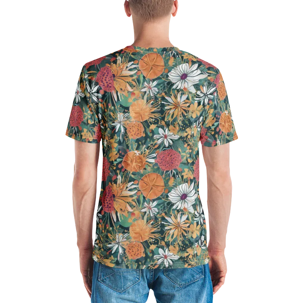 Tangerine Conservatory on Men's Crew Neck T-Shirt — Back