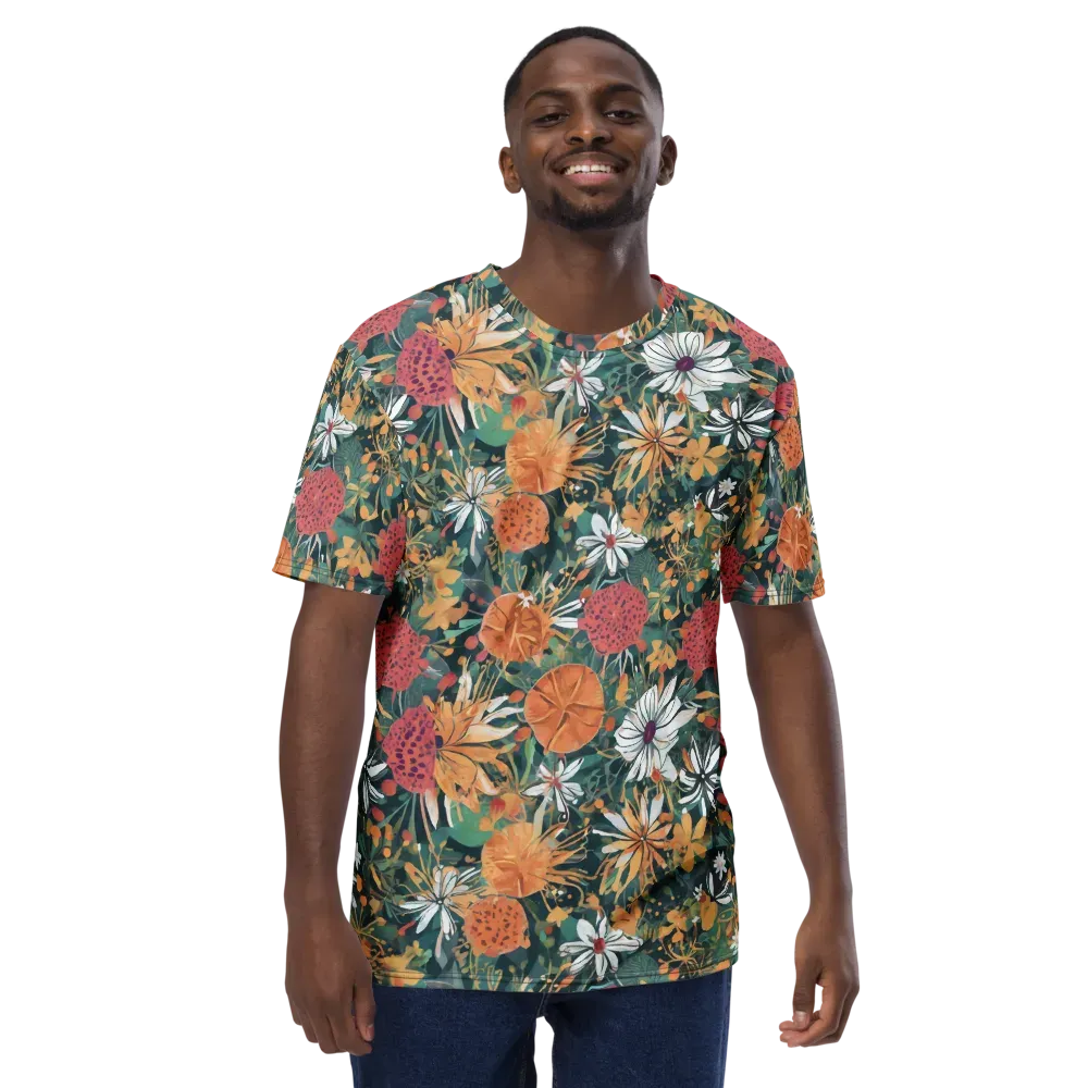 Tangerine Conservatory on Men's Crew Neck T-Shirt — Front