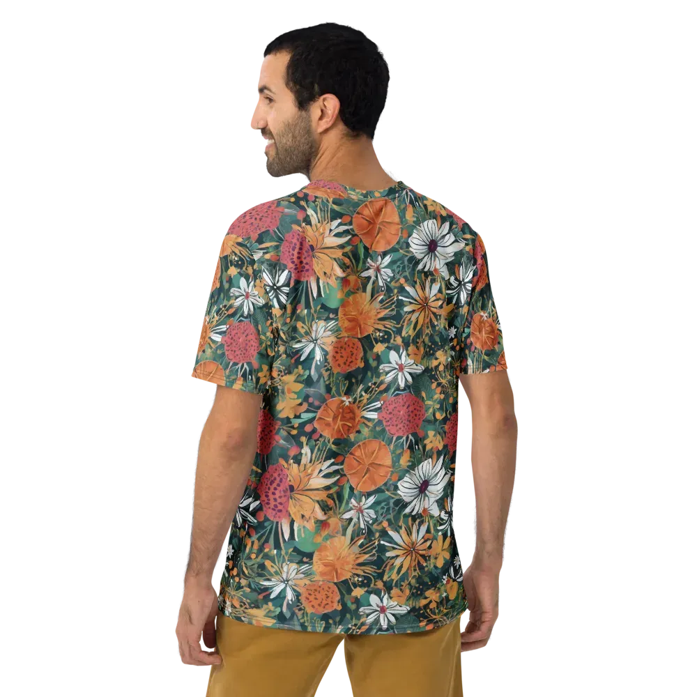 Tangerine Conservatory on Men's Crew Neck T-Shirt — Back