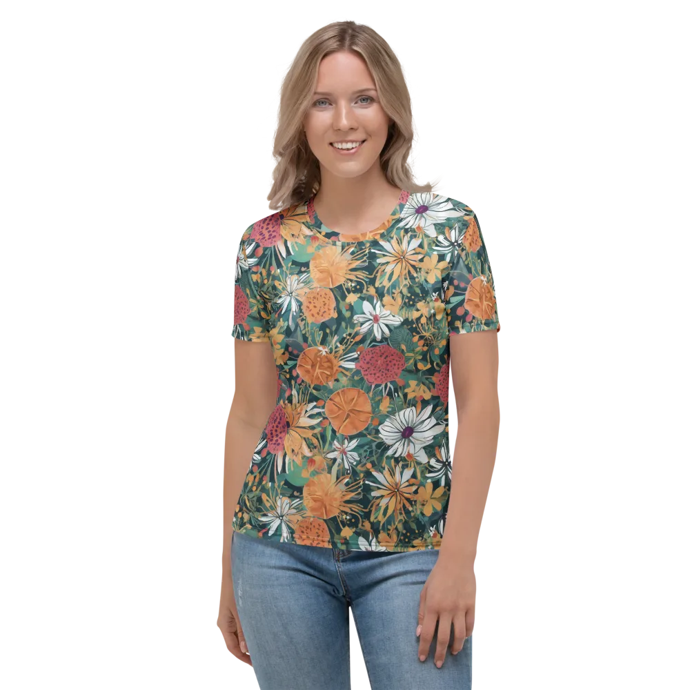 Tangerine Conservatory on Women's Crew Neck T-Shirt — Front