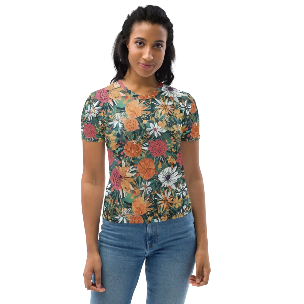 Tangerine Conservatory on Women's Crew Neck T-Shirt — Front