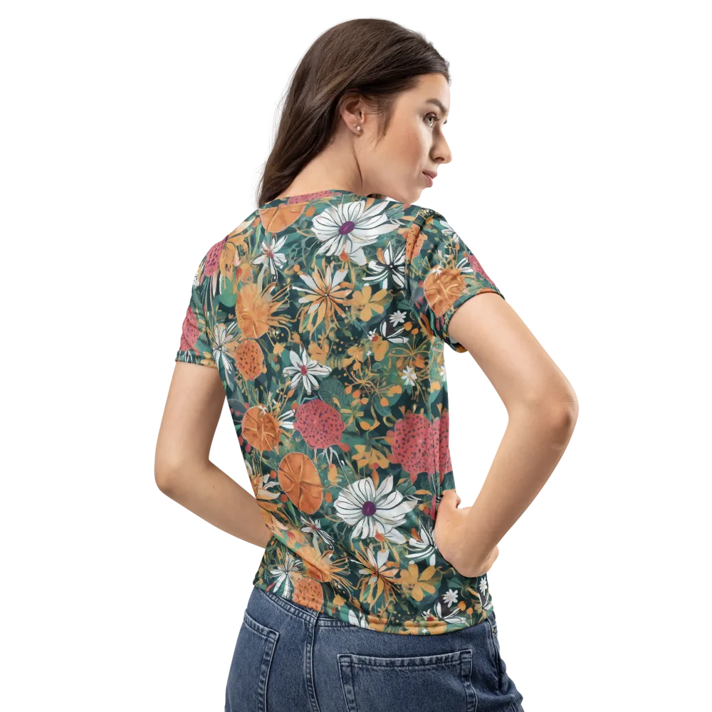 Tangerine Conservatory on Women's Crew Neck T-Shirt — Back
