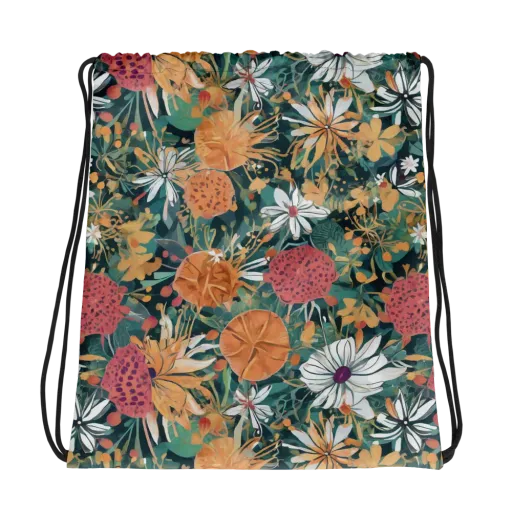 Tangerine Conservatory on a Drawstring Bag