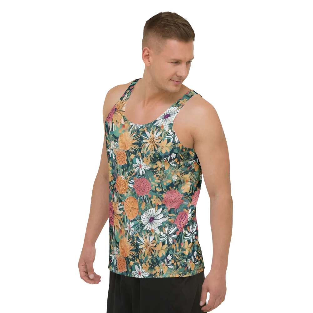 Tangerine Conservatory on Men's Tank Top — Left Front