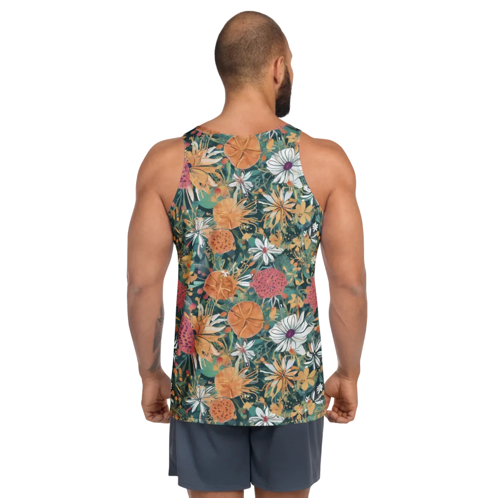 Tangerine Conservatory on Men's Tank Top — Back