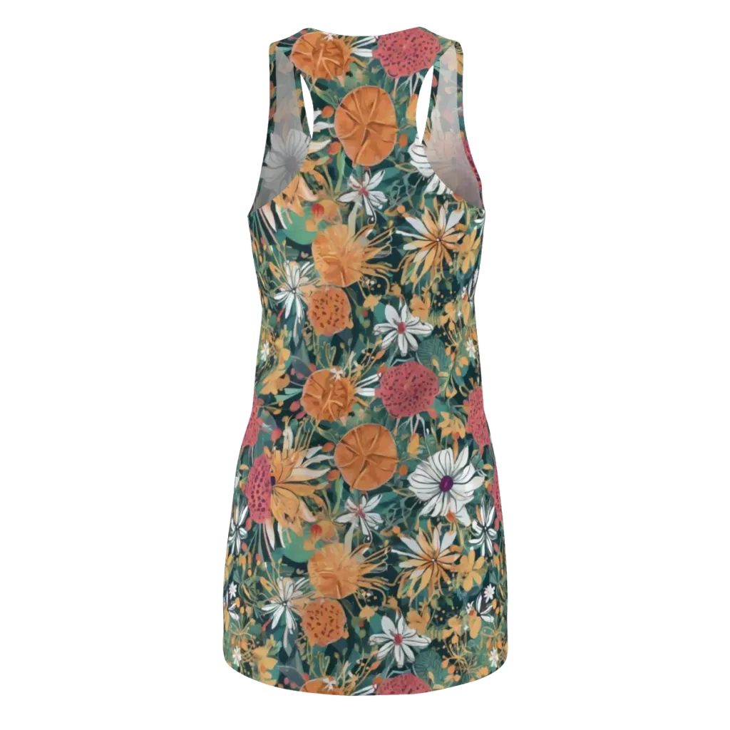 Tangerine Conservatory on Racerback Dress — Back