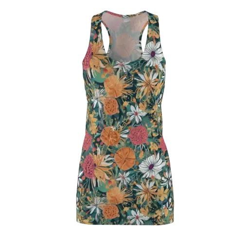 Tangerine Conservatory on a Racerback Dress