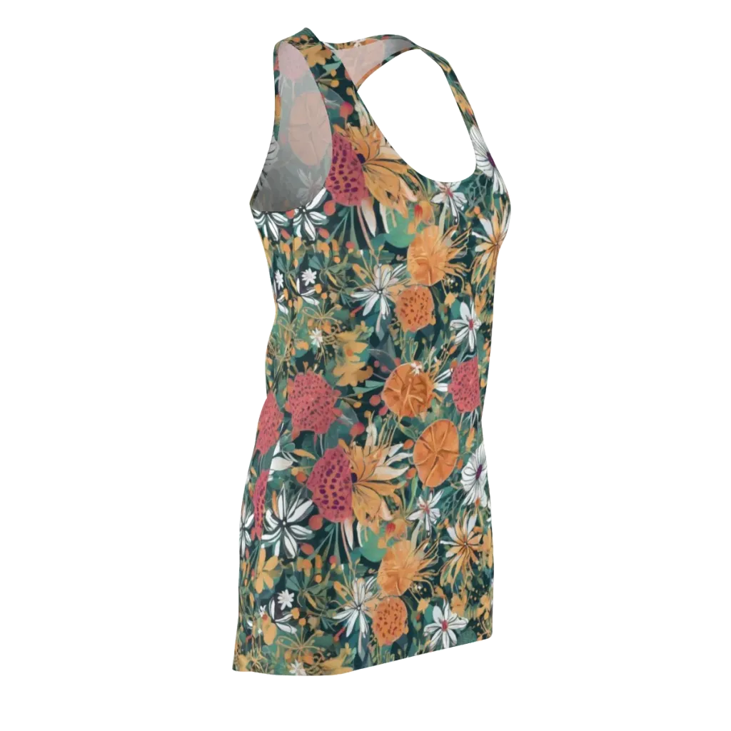 Tangerine Conservatory on Racerback Dress — Front Side