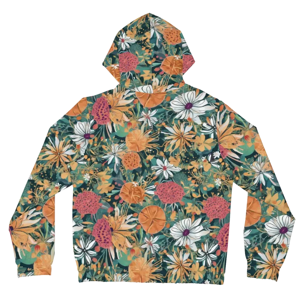 Tangerine Conservatory on Women's Full-Zip Hoodie — Back